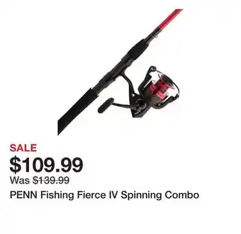 Dick's Sporting Goods PENN Fishing Fierce IV Spinning Combo offer
