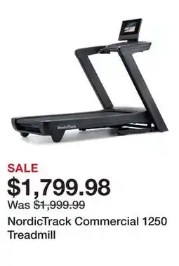 Dick's Sporting Goods NordicTrack Commercial 1250 Treadmill offer