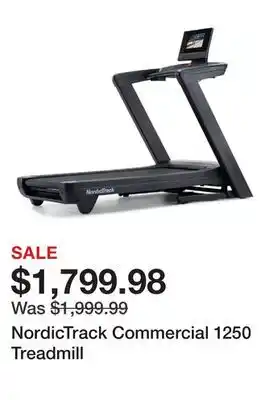 Dick's Sporting Goods NordicTrack Commercial 1250 Treadmill offer