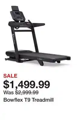 Dick's Sporting Goods Bowflex T9 Treadmill offer