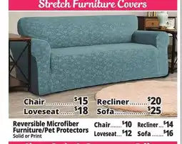 Ocean State Job Lot Stretch Furniture Covers offer