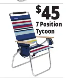 Ocean State Job Lot 7-Position Copa Hi-Back Big Tycoon Beach Chair offer