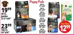 Ocean State Job Lot Puppy Pads offer