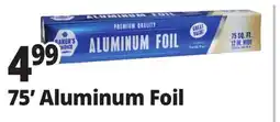 Ocean State Job Lot Baker's Choice Premium Quality Aluminum Foil 75 sq ft offer
