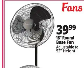 Ocean State Job Lot Penguin Adjustable Pedestal Fan 18 offer