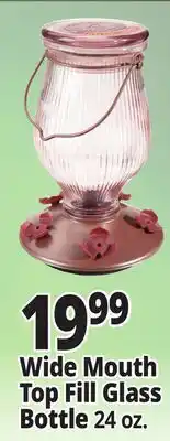 Ocean State Job Lot Perky Pet Top Fill Glass Hummingbird Feeder offer
