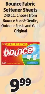 Ocean State Job Lot Bounce Free & Gentle Dryer Sheets 240 Count offer