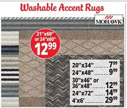 Ocean State Job Lot Washable Accent Rugs offer