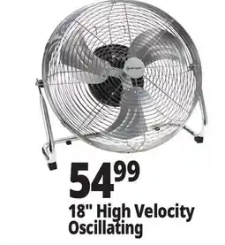 Ocean State Job Lot Penguin High Velocity Internal Oscillation Floor Fan 18 offer