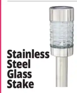 Ocean State Job Lot Solar Stake Light Stainless Steel offer