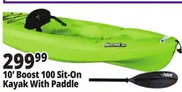 Ocean State Job Lot Pelican Boost 100 Kayak-Lime w/Paddle offer