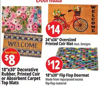 Ocean State Job Lot Decorative Rubber Mat offer