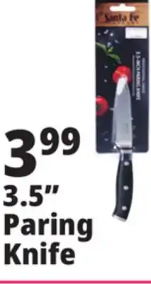 Ocean State Job Lot Santa Fe Professional Grade 3.5-Inch Pairing Knife offer
