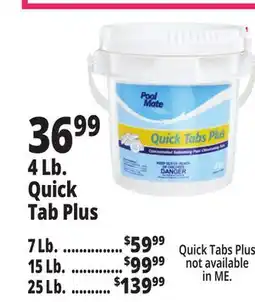 Ocean State Job Lot Pool Mate Quick Tabs Plus offer