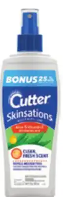 Ocean State Job Lot Cutter Skinsations Insect Repellent 7.5 fl oz offer