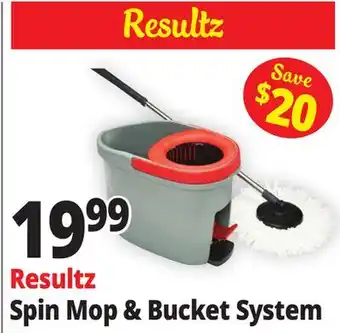 Ocean State Job Lot Resultz Spin Mop & Bucket System offer