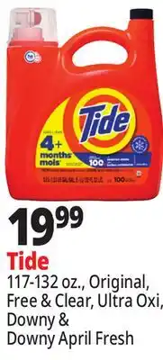 Ocean State Job Lot Tide Free & Gentle Liquid Laundry Detergent 132 oz offer