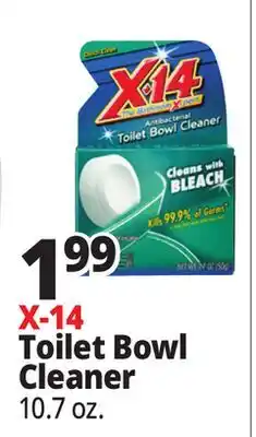 Ocean State Job Lot X-14 Antibacterial Drop-In Toilet Bowl Cleaner offer