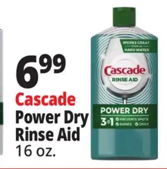 Ocean State Job Lot Cascade Power Dry Rinse Aid offer