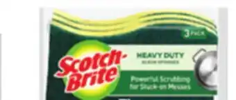 Ocean State Job Lot Scotch-Brite Non-Scratch Scrub Sponges 3 Pack offer