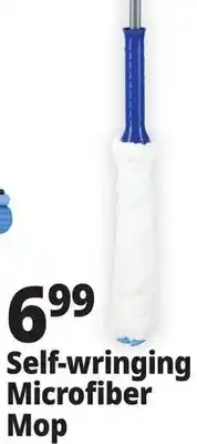 Ocean State Job Lot Gleam Self-Wringing Microfiber Mop offer