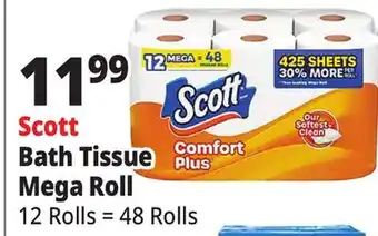 Ocean State Job Lot Scott Bath Tissue Mega Roll offer