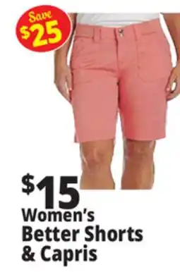 Ocean State Job Lot Women's Better Shorts & Capris offer