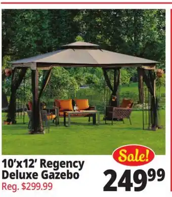Ocean State Job Lot 10'x12' Regency Deluxe Gazebo offer