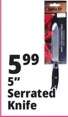 Ocean State Job Lot Santa Fe Professional Grade 5-Inch Serrated Utility Knife offer