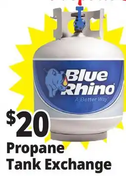 Ocean State Job Lot Blue Rhino Propane Tank Exchange offer