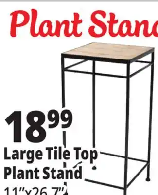 Ocean State Job Lot Large Tile Top Plant Stand offer