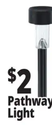 Ocean State Job Lot Solar Pathway Light Black offer