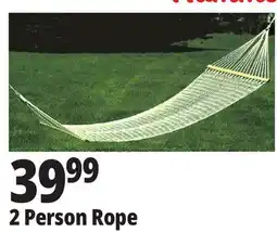 Ocean State Job Lot 2 Person Rope Hammocks offer