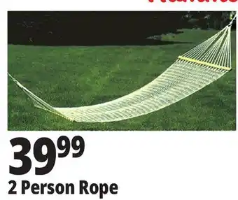 Ocean State Job Lot 2 Person Rope Hammocks offer