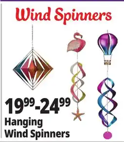 Ocean State Job Lot Hanging Wind Spinners offer