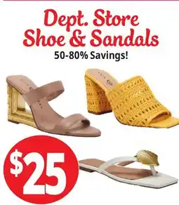 Ocean State Job Lot Dept. Store Shoe & Sandals offer