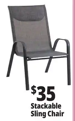 Ocean State Job Lot Stackable Sling Chair offer