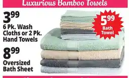 Ocean State Job Lot Luxurious Bamboo Towels offer