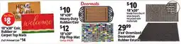 Ocean State Job Lot 18x30 Coir, Rubber or Carpet Top Mats offer