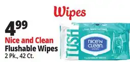 Ocean State Job Lot Nice and Clean Flushable Wipes offer