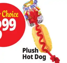 Ocean State Job Lot Plush Hot Dog offer