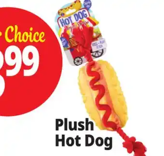 Ocean State Job Lot Plush Hot Dog offer