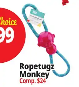 Ocean State Job Lot Ropetugz Monkey offer