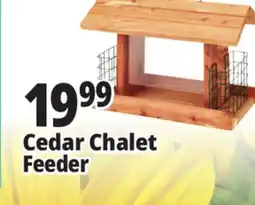 Ocean State Job Lot Cedar Chalet Feeder offer