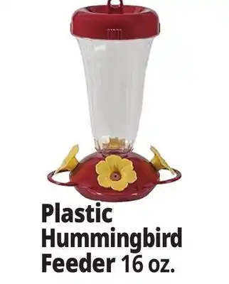 Ocean State Job Lot Plastic Hummingbird Feeder offer