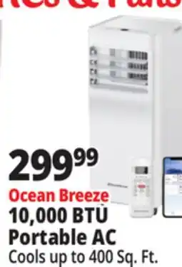 Ocean State Job Lot TCL 9 500 BTU Smart Portable Air Conditioner offer