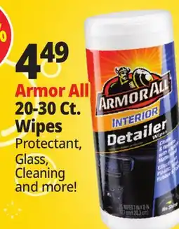 Ocean State Job Lot Armor All 20-30 Ct. Wipes offer