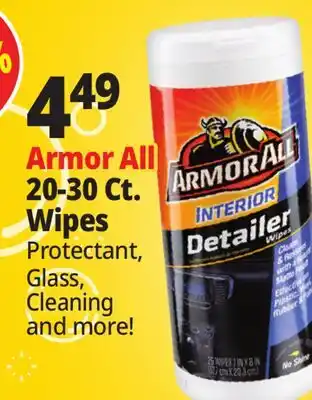 Ocean State Job Lot Armor All 20-30 Ct. Wipes offer