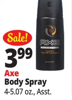 Ocean State Job Lot Axe Body Spray offer