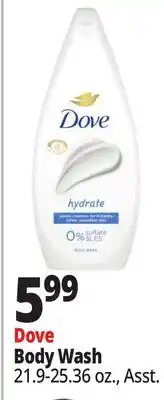 Ocean State Job Lot Dove Body Wash offer